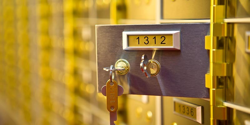 safe deposit box